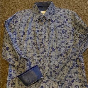 Men’s Small Pronto•Uomo Dress Shirt